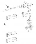 Rems Tiger ANC Pneumatic Reciprocating Saw Spare parts